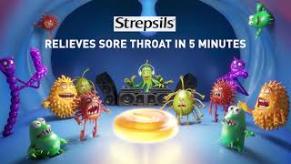 Strepsils for fast effective relief at first signs of sore throat [upl. by Atterg]