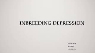 Inbreeding Depression  Plant Breeding  BSc Agriculture [upl. by Eibob]