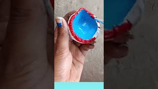 Easy earthen Pradip painting ideas shorts art trending rongtuli [upl. by Hickie659]