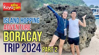 Boracay Island Hopping  Typhoon Kristine  Iligiligan Beach amp Crystal Cove  kuyatan boracay [upl. by Ruthanne]