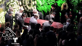 Estos fueron los momentos más emotivos en el funeral de Vicente Fernández  Telemundo [upl. by Urbanna]