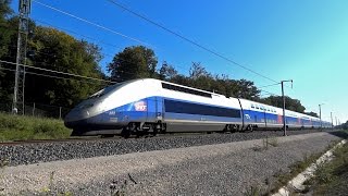 LGV RhinRhône autour de Besançon FrancheComté TGV [upl. by Nylevol]