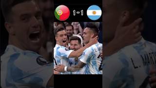 Argentina vs Portugal  Football match  Penalty shoot by efootball 🤗 realistic by efootball 🤗 [upl. by Alaik]