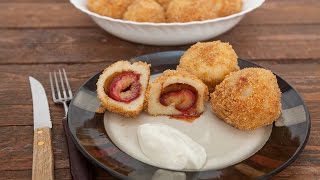 Knedle sa šljivama  Plum dumplings recipe  Bebina kuhinja  Domaći video recept [upl. by Ayram]