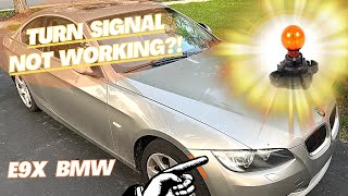 You Wont Believe What You Need to Do to Change a Turn Signal Light Bulb on a BMW E90 E91 E92 E93 [upl. by Eirrem290]