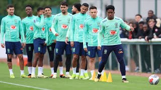 TREINO DA SELEÇÃO DORIVAL ESTABELECE SIGILO TOTAL E NÃO PERDE TEMPO NA PREPARAÇÃO DO TIME [upl. by Abraham556]