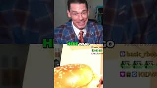 JOHN CENA TRIES NEW BIG MCCHICKEN [upl. by Vikki790]