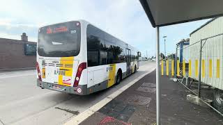 Van Hool NewA360K 5501 te Bilzen Station [upl. by Ermine]