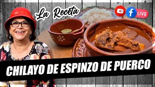 Chilayo de espinazo de puerco La Receta [upl. by Oniotna]