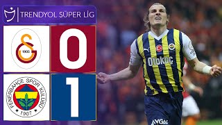 Galatasaray 01 Fenerbahçe  Fenerbahçe Daha Bitmedi Dedi   Süper Lig 37 Hafta [upl. by Fin]