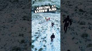 Montane Cheviot Goat Winter Wonderland trailrunning fellrunning running winter snow drone dji [upl. by Nalyd]