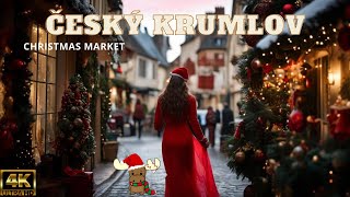 CESKY KRUMLOVCZECH REPUBLICTHE MOST BEAUTIFUL CITY IN EUROPEUNESCO World Heritage Site4k [upl. by Svensen]