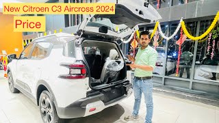 Citroen C3 Aircross New Price amp Update Features Details Review 2024 [upl. by Wasserman]