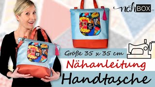 Komplettes SchrittfürSchritt Nähvideo für coole Hand amp Schultertasche [upl. by Diantha]