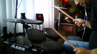 Drum cover Motley Crue Jailhouse Rock alesis dm6 [upl. by Hoshi557]