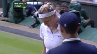 Kvitova wins magnificent point  Wimbledon 2014 [upl. by Willyt250]