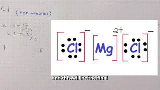 How to draw lewis structure for Mgcl2 and Co2 [upl. by Athallia667]