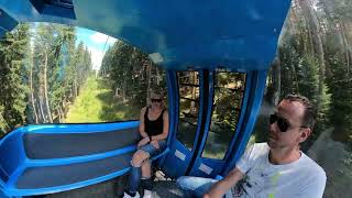 Bansko Cabin Cable Car downhill [upl. by Croydon]