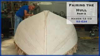 Fairing Compound and Wood Keel Fairing S2E28 [upl. by Seagraves]