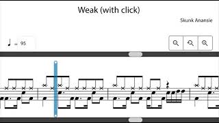 Weak Rockschool Drums Grade 4 Backing Track 2024 [upl. by Procter]