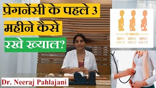 प्रेगनेंसी के शुरू के 3 महीने कैसे देखभाल करे First Trimester Pregnancy Tips [upl. by Anawad]