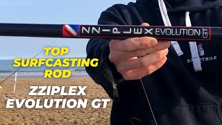 ZZIPLEX EVOLUTION GT  Top surfcasting rod [upl. by Heger894]