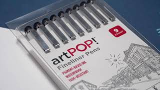 Discover artPOP Fineliner Pens [upl. by Aneehs881]