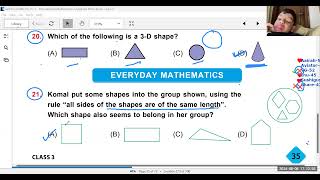 Grade 3 Maths Olympiad Class48 Geometry 8th Aug [upl. by Willem]