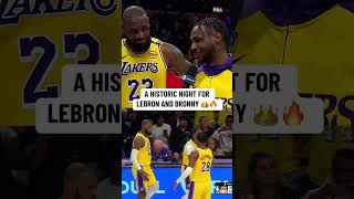 lebron james and bronny james interview [upl. by Eirot]