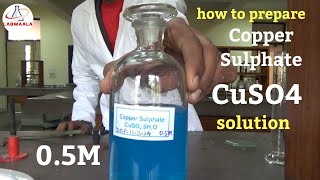 how to prepare cuso4 copper sulphate solution lab reagent [upl. by Finstad260]