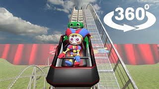 360° VR Pomni  Roller Coaster The Amazing Digital Circus [upl. by Staten]