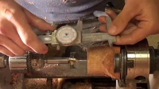 How to turn a shaving brush handle [upl. by Boigie]