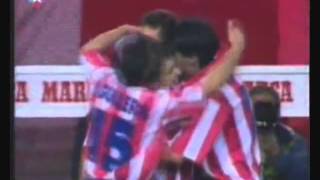 Gol de Christian Vieri Atletico de Madrid vs Paokwmv [upl. by Itoc]