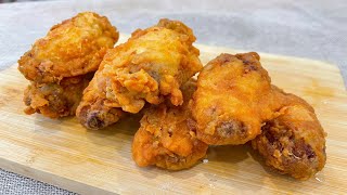 Crispy chicken wings recipe at home  Crispy and easy to make [upl. by Airebma153]