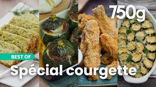 Nos 4 meilleures recettes aux courgettes  750g [upl. by Aneris]