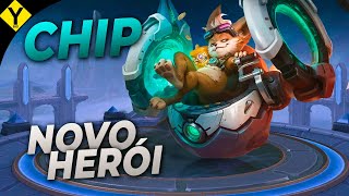 CONHEÇA O NOVO HERÓI DO MOBILE LEGENDS  CHIP [upl. by Halli]