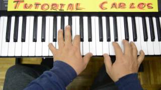 A Dios el padre Doxologia Marcos witt  Tutorial Piano Carlos [upl. by Sisxela]