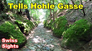 Wilhelm Tell Hohle Gasse Küssnacht Switzerland 4K [upl. by Tdnarb]