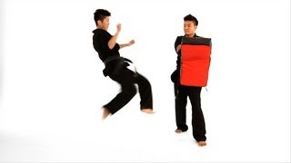 How to Do a Tornado Roundhouse Kick  Taekwondo Training [upl. by Yojal]