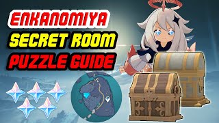 Enkanomiya Secret Room Puzzle LUXURIOUS  PRECIOUS CHEST in The Narrow [upl. by Meredithe]