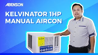 Kelvinator WKELH010EA  1HP Manual Aircon [upl. by Amethist]