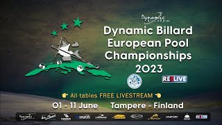 Table 28 Dynamic Billard European Championships Men amp Women Teams 2023 [upl. by Snah223]