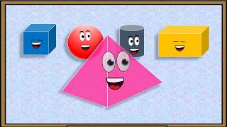 The 3D Shapes Song  More Nursery Rhymes amp Kids Songs  3d Shapes with Dedé [upl. by Attenal427]