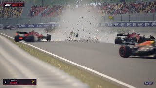 THE BIGGEST CRASH IN F1 MANAGER 23 [upl. by Culberson18]