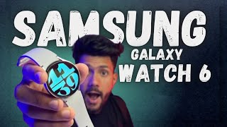 Samsung Galaxy Watch 6🔥 44mm LTE Silver UNBOXING amp REVIEW In Hindi [upl. by My]