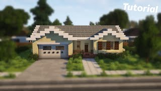 Minecraft Small Suburban House Tutorial 13 [upl. by Mauralia345]