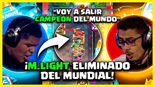 HISTÓRICO EL MEJOR JUGADOR DEL MUNDO ELIMINADO del MUNDIAL de Clash Royale 2023 MLight vs Adriel [upl. by Akined640]