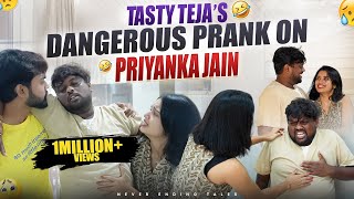 Tasty Teja Heart Attack PRANK on Priyanka Jain💔  Shivakumar  Never Ending Tales [upl. by Heron398]