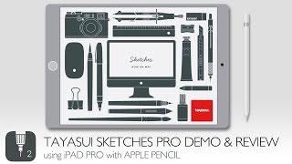 Tayasui Sketches Pro Demo and Review [upl. by Akla608]