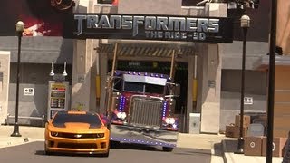 Grand Opening of Transformers The Ride 3D at Universal Studios Hollywood [upl. by Barby]